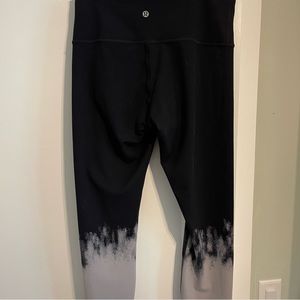 Lululemon Wunder train cropped leggings size 10